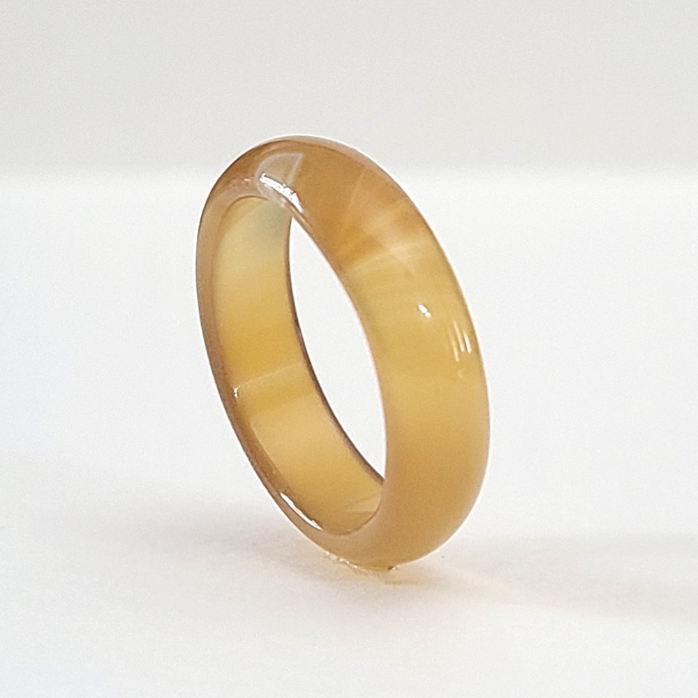 Carved Agate Ring 7